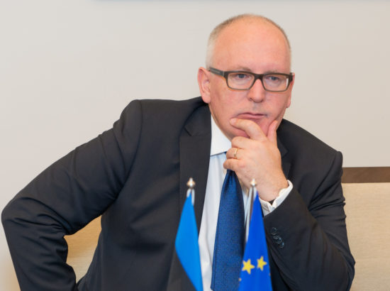 Euroopa Liidu asjade komisjoni kohtumine Euroopa Komisjoni asepresidendi Frans Timmermansiga